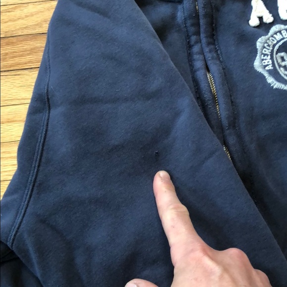 Abercrombie & Fitch Zip Up Sweater Men’s Large - Picture 7 of 8